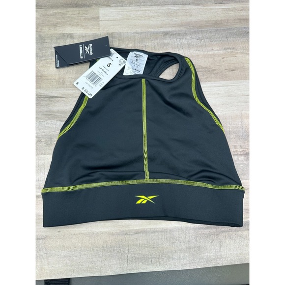 Reebok Other - NWT Women's Reebok Les Mills Sports Bralette‎ Small Black Speed Wick High Neck